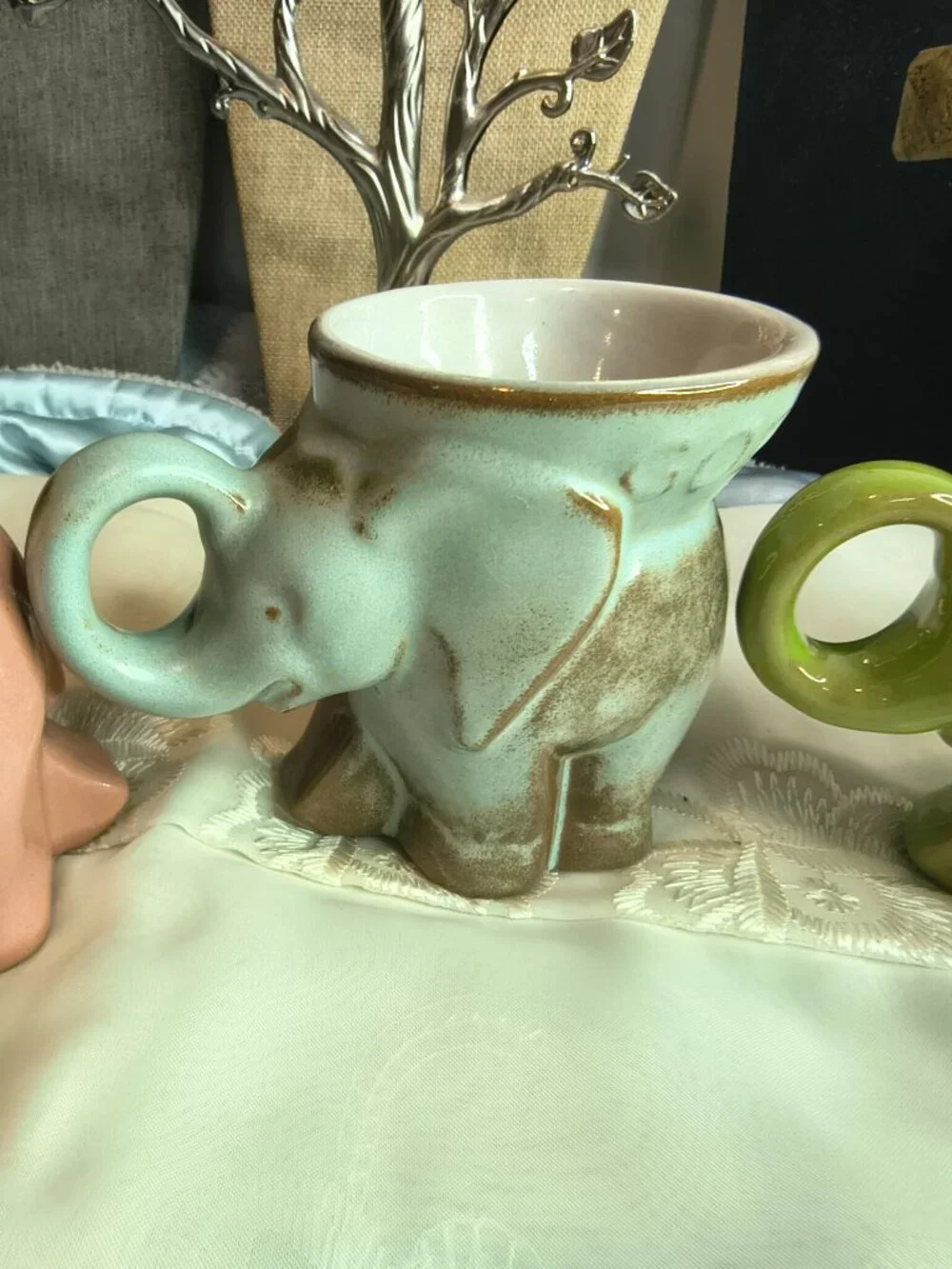 Francoma Set of 3 Republican Elephant Coffee Mugs 1977, 1978, 1981